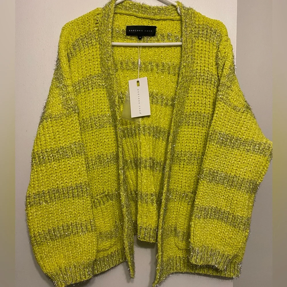 ENDLESS ROSE CARDIGAN NWT - Picture 3 of 7